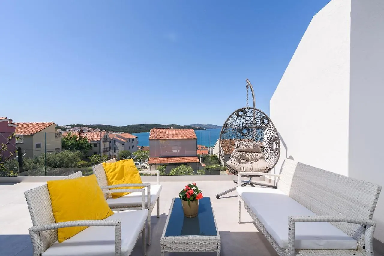 House With A Sea View With Private Parking - Okrug Gornji Villa Trogir 0*,  Croatia